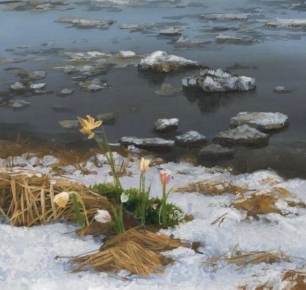 Весенняя Проталинка Левитана