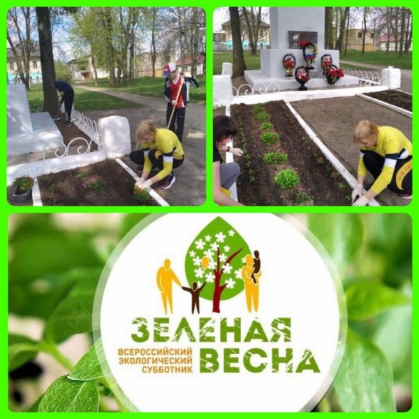 Всероссийский экологический субботник зеленая Весна