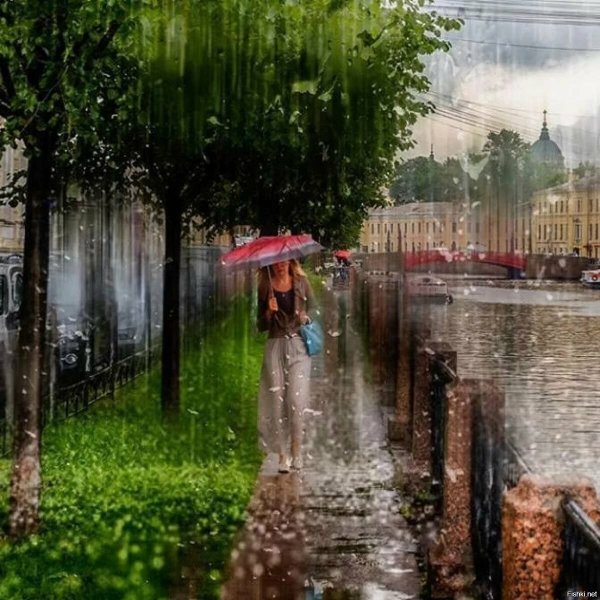 Окно дождь подоконник