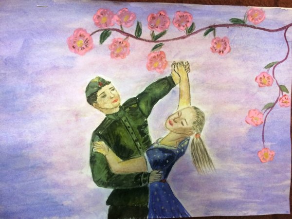 Весна 45 года рисунок