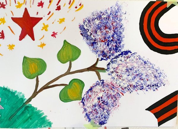 Виртуальная выставка детского творчества "Весна Победы!"