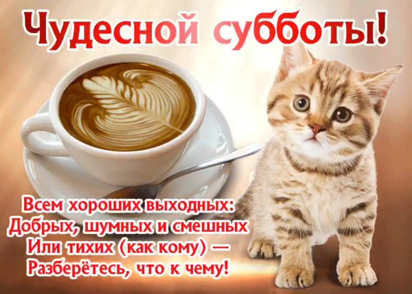 Доброе утро выходного дня