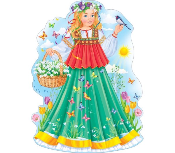 Плакат вырубной Весна красна