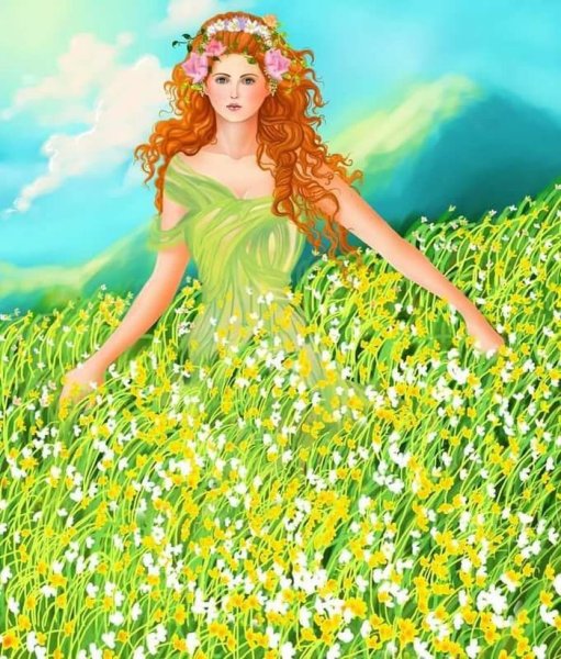 Ранняя Весна рисунок