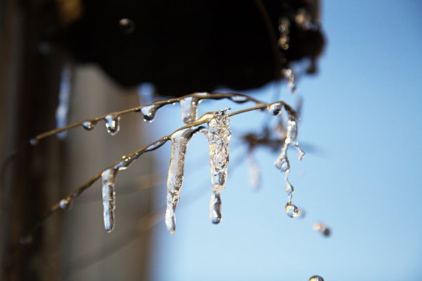 Капель в городе