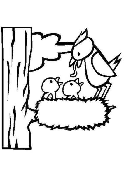 Раскраска Весна для детей