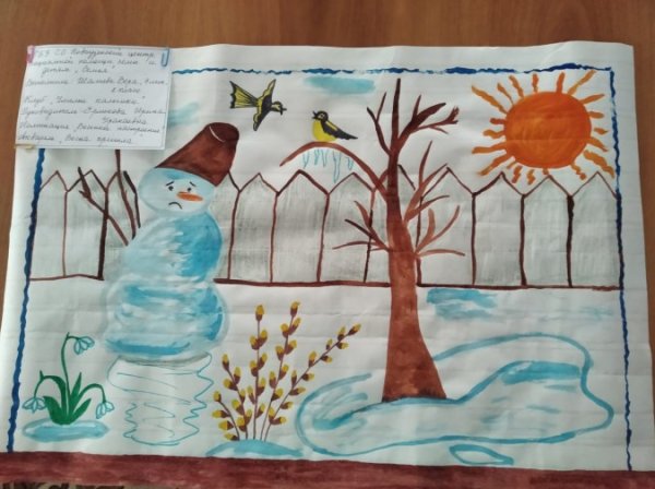 Весенние рисунки