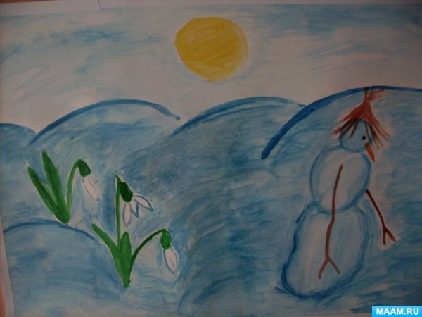 Весна рисунок