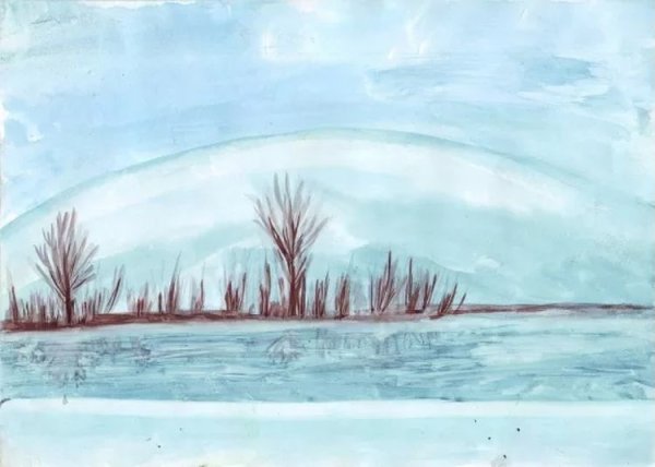 Аппликация Весенняя капель в детский сад