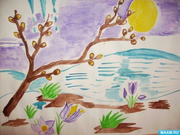 Весенняя капель для детей