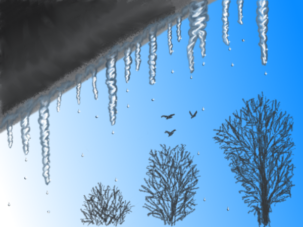 Сосульки раскраска для детей