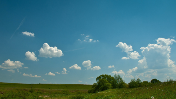 Небо весной