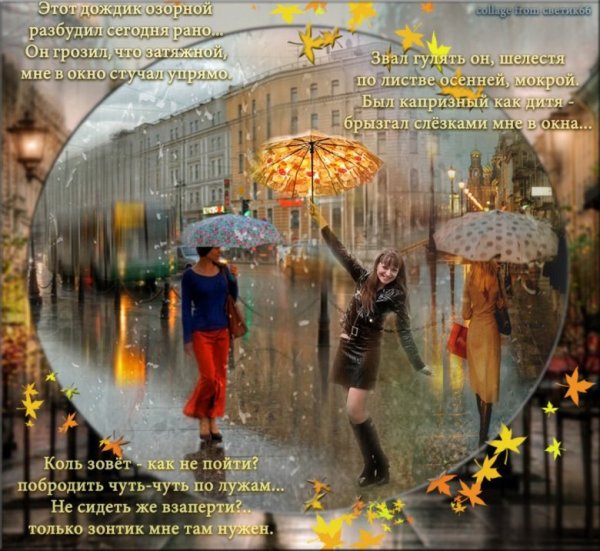 Стихи о Дожде красивые