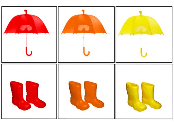Предметы красного цвета для дошкольников