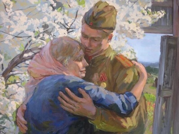 Рисунок на тему Весна Победы