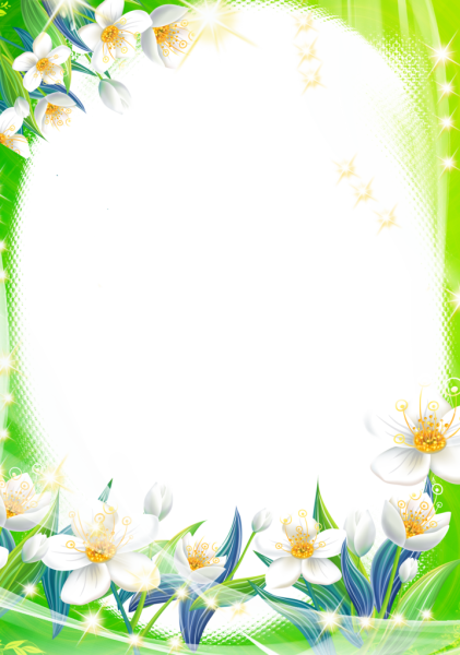 Красивая Весенняя рамка