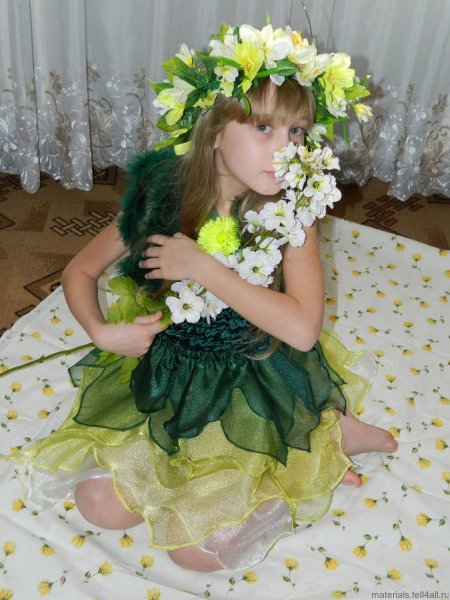 Костюм весны на Масленицу