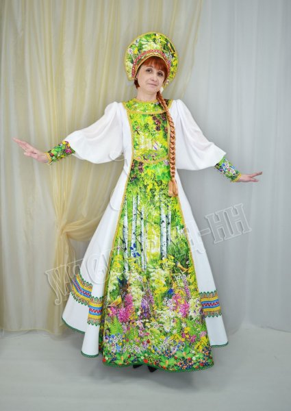 Карнавальный костюм Весна, рост 122-134 см (Бока С)