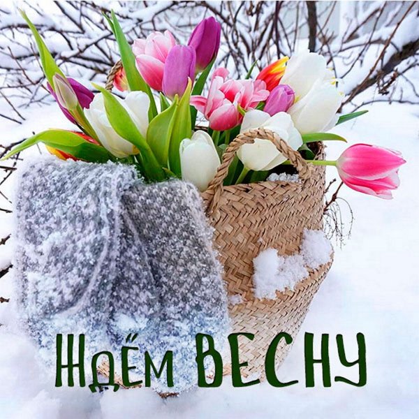 Девушка ждет весну