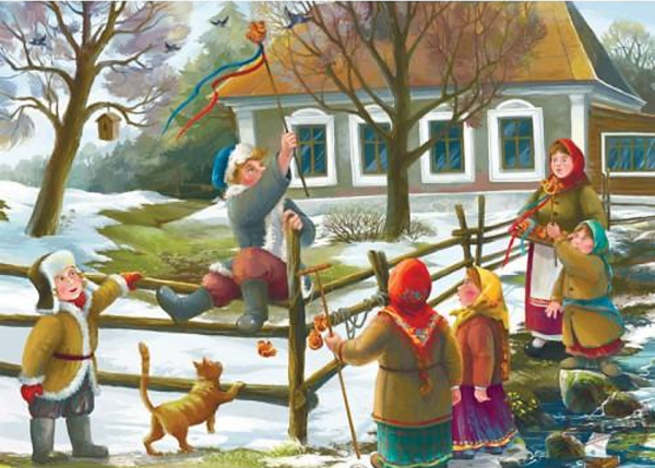 Обряд встречи весны Жаворонки