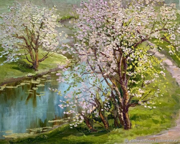 Николай Аструп цветущие яблони