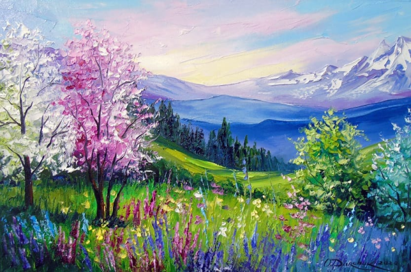 Ольга Дарчук картина "Весна в Венеции"