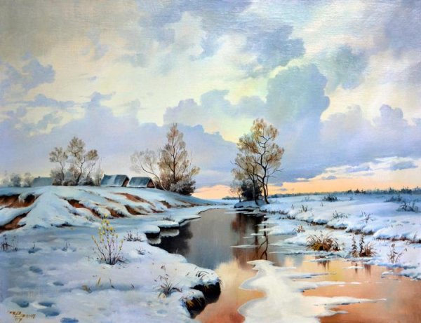 Художник Ендогуров Иван Иванович Весна