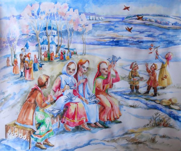 Встреча весны на Руси