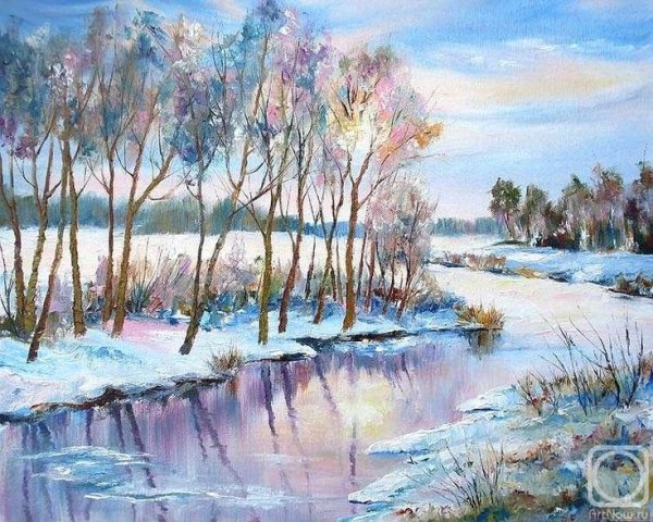 Тютчев весенние воды картина