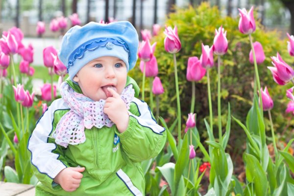 Малыши весной