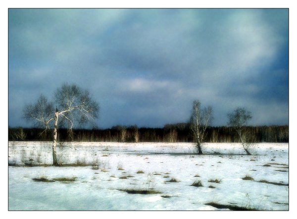 Весна ранняя хмурая