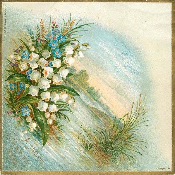 Ландыши декупаж