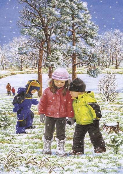 Зима для детей в детском саду