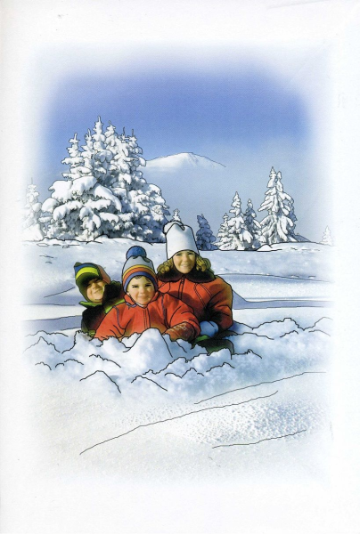 Светлана Вохринцева дидактический материал зима