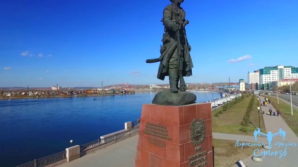 Нижняя набережная Иркутска Весна