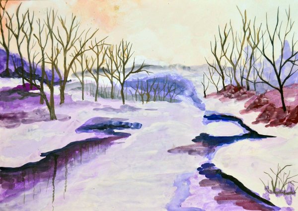 Весна рисунок