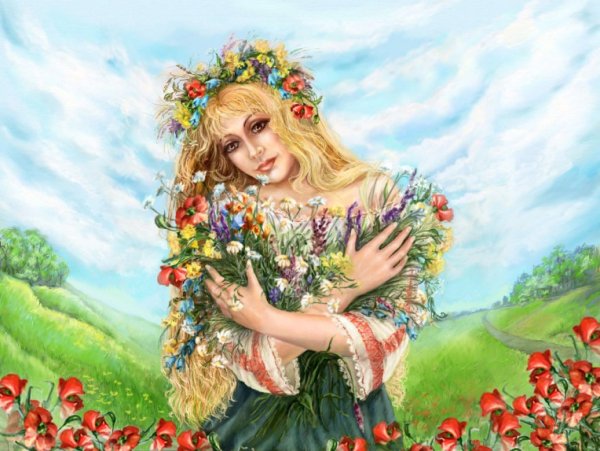 Славянская богиня Леля богиня весны