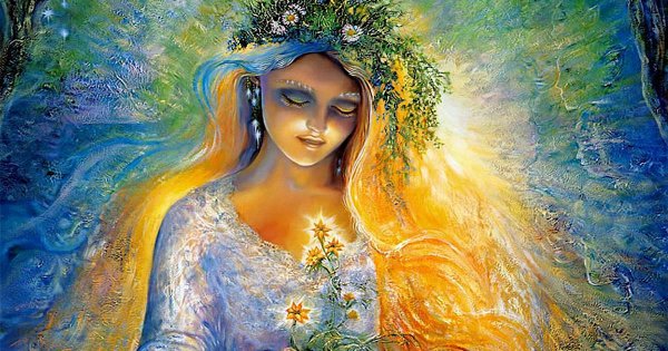 Русские девушки в венках