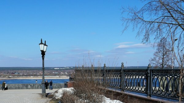 Набережная Пермь зима