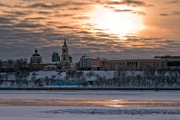 Ночная набережная Пермь