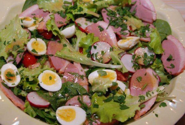 Легкие весенние салаты