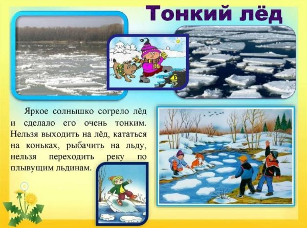 Осторожно весенний лед
