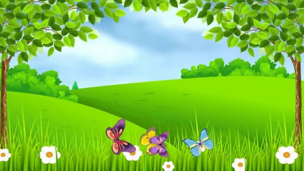 Фон для детского сада природа
