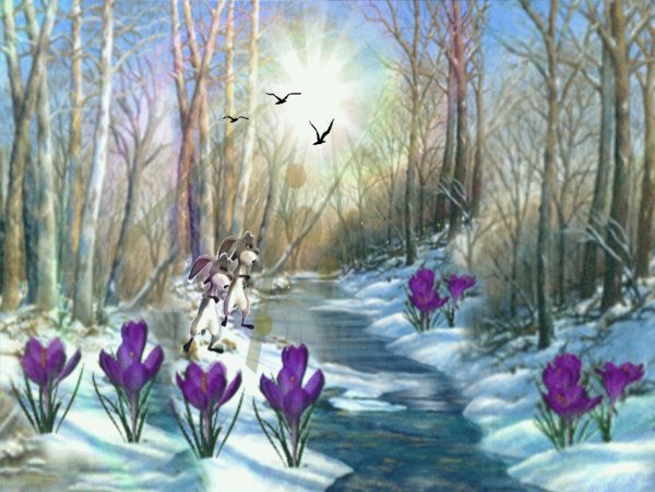 Лес ранней весной