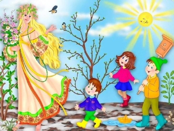 Весенняя природа для детей