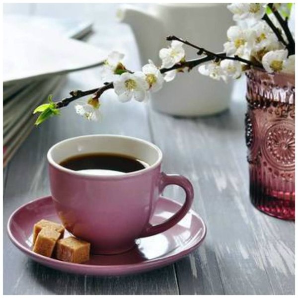 Чашка кофе Весна