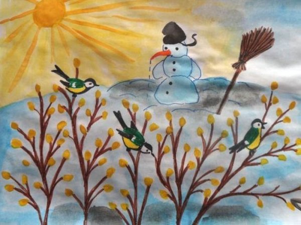 Весенние темы для рисования