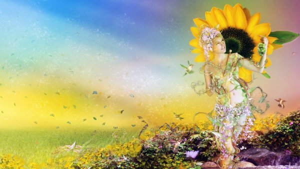 Сказочный мир в цветах