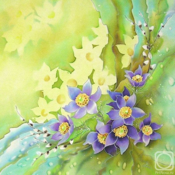 Батик Котовой Валентины