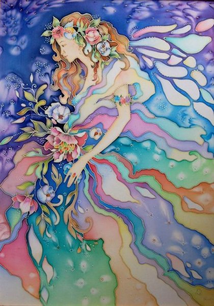 Муза Криницкая батик